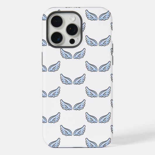 かわいい天使の翼 iPhoneケース (裏面)