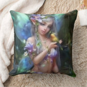 かわいい天使 クッション (ブランケット)