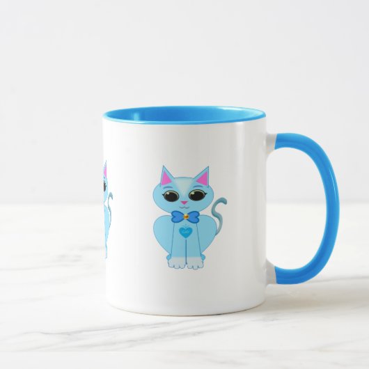 かわいい天国の猫 マグカップ (右)
