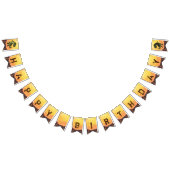 かわいい天地のTレックスの誕生会の旗 バンティングフラッグ (全)