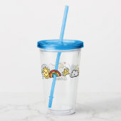 かわいい天気 アクリルタンブラー (裏面)