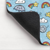 かわいい天気 マウスパッド (コーナー)