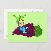 かわいい太ったゴブリン ポストカード (正面/裏面)