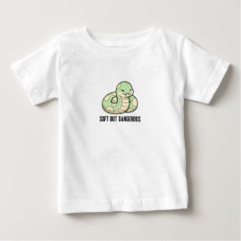 かわいい太ったヘビ ベビーTシャツ