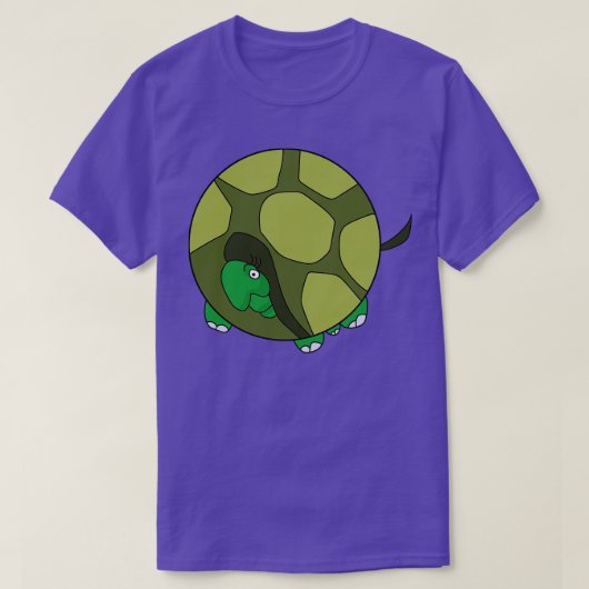 かわいい太った亀 Tシャツ (デザイン正面)