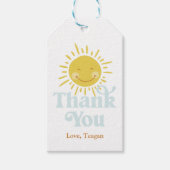 かわいい太陽ありがとう ギフトタグ (正面)