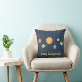 かわいい太陽と惑星の宇宙テーマの男の子の子供部屋 クッション (椅子)