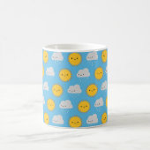 かわいい太陽と雨 コーヒーマグカップ (中央)