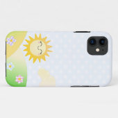 かわいい太陽のかわいいの漫画 Case-Mate iPhoneケース (裏面(横))