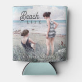 かわいい太陽のキスと塩辛いビーチ生活 缶クーラー (正面)