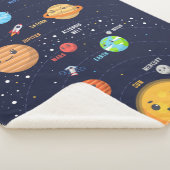 かわいい太陽のシステムデザイン シェルパブランケット (3/4)