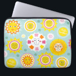 かわいい太陽のパターン ラップトップスリーブ<br><div class="desc">可愛いサンパターンラップトップスリーブ</div>