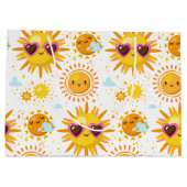 かわいい太陽の光 ラージペーパーバッグ (裏面)