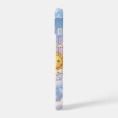 かわいい太陽の友達の空のスマホケース iPhone 15ケース (左側面)