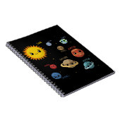 かわいい太陽の方式 ノートブック (右側)