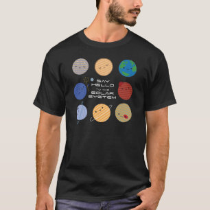 かわいい太陽の方式 Tシャツ