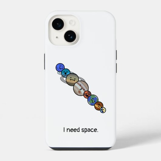 かわいい太陽系 iPhoneケース (裏面)