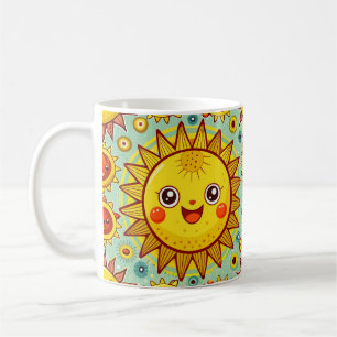 かわいい太陽 コーヒーマグカップ