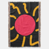 かわいい太陽 スローブランケット (正面縦)