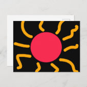 かわいい太陽 ポストカード (正面/裏面)