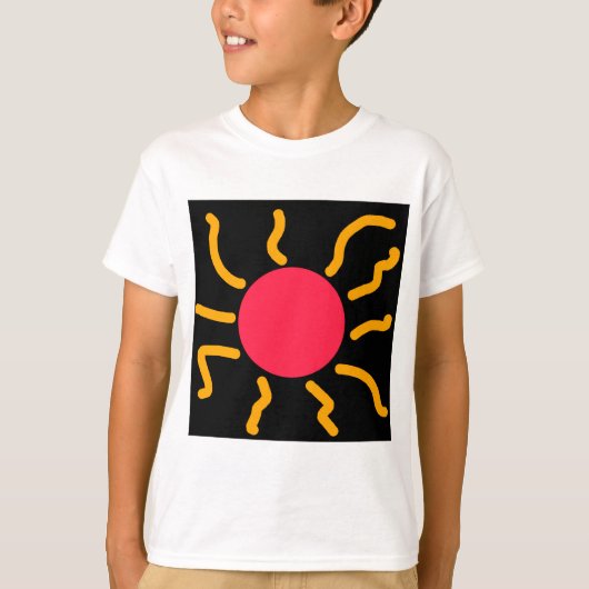 かわいい太陽 Tシャツ (正面)