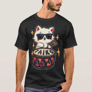 かわいい太鼓たたき Tシャツ