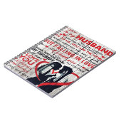 かわいい夫の手紙 |ご主人にプレゼント ノートブック (左側)