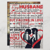 かわいい夫の手紙 |ご主人にプレゼント メニュー (正面/裏面)