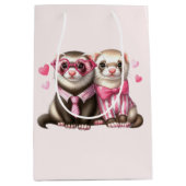 かわいい夫婦の恋|過去記事 ミディアムペーパーバッグ (正面)