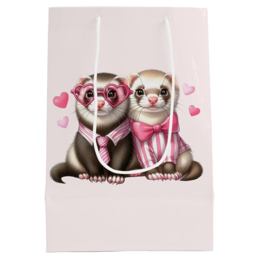 かわいい夫婦の恋|過去記事 ミディアムペーパーバッグ (裏面)