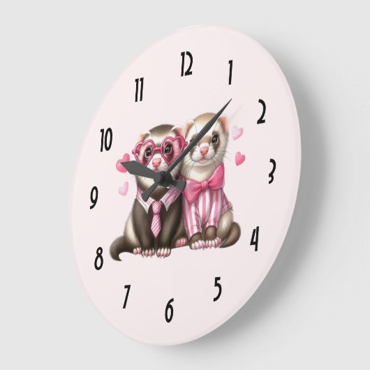 かわいい夫婦の恋|過去記事 ラージ壁時計 (傾斜)