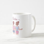 かわいい女の子が友達に最高の好かれる コーヒーマグカップ (正面右)