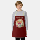 かわいい女の子が大好きベーキング追加の名前 エプロン (着用した状態)