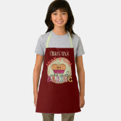 かわいい女の子が大好きベーキング追加の名前 エプロン (インサイチュ)