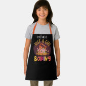 かわいい女の子が大好きベーキング追加の名前 エプロン (インサイチュ)