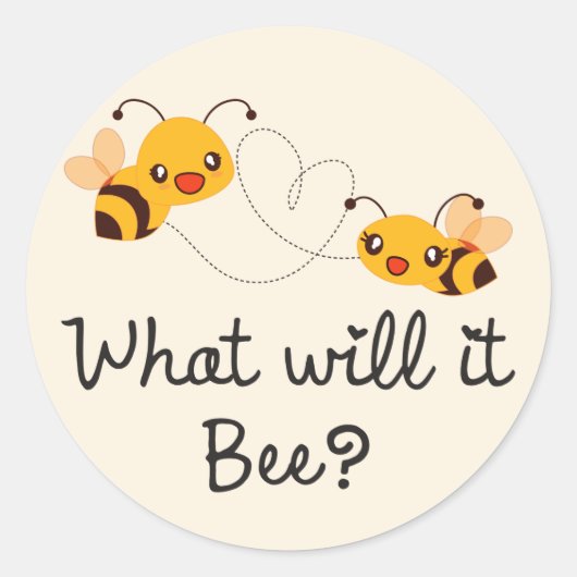 かわいい女の子が赤ちゃんシャワーを浴びる ラウンドシール (正面)