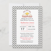 かわいい女の子たち あなたは私の太陽 赤ちゃんのお披露目パーティー 招待状 (正面)