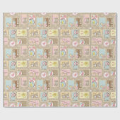 かわいい女の子だ ラッピングペーパー (フラット)