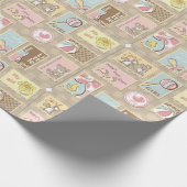 かわいい女の子だ ラッピングペーパー (角)