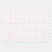 かわいい女の子と緑のフード付サンタハットクリスマス ラッピングペーパーシート (正面2)