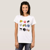 かわいい女の子のためのアイディア Tシャツ (正面フル)