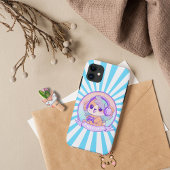 かわいい女の子のためのヘッドフォン付き犬 Case-Mate iPhoneケース