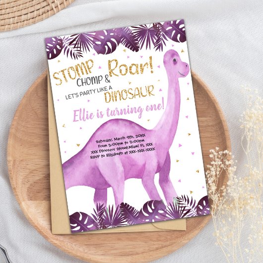 かわいい女の子のためのロアルソームパーティーカード 招待状