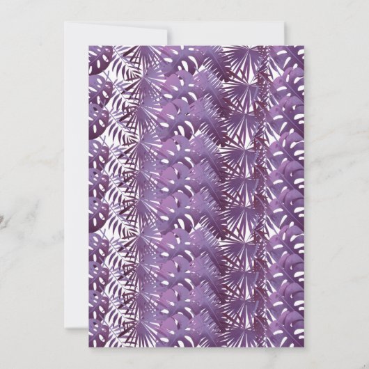 かわいい女の子のためのロアルソームパーティーカード 招待状 (裏面)