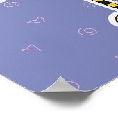 かわいい女の子のまわりに ポスター (角)