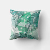 かわいい女の子のジャングル動物 クッション (裏面)