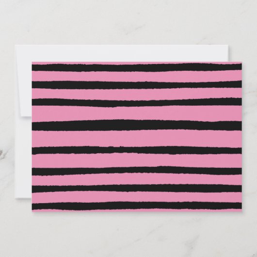 かわいい女の子のスプークタキュラハロウィーンの誕生日写真 サンキューカード (裏面)