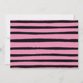 かわいい女の子のスプークタキュラハロウィーンの誕生日写真 招待状 (裏面)