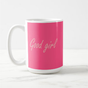 かわいい女の子のデザイン コーヒーマグカップ