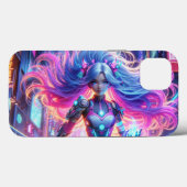 かわいい女の子のデザイン Case-Mate iPhoneケース (裏面 (横))